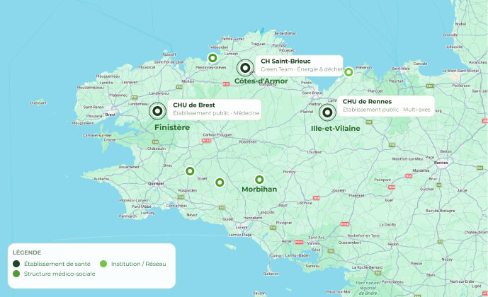 Carte des acteurs
