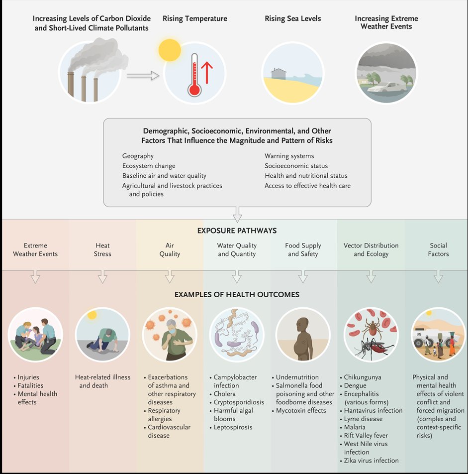 image de changement climatique & santé publique